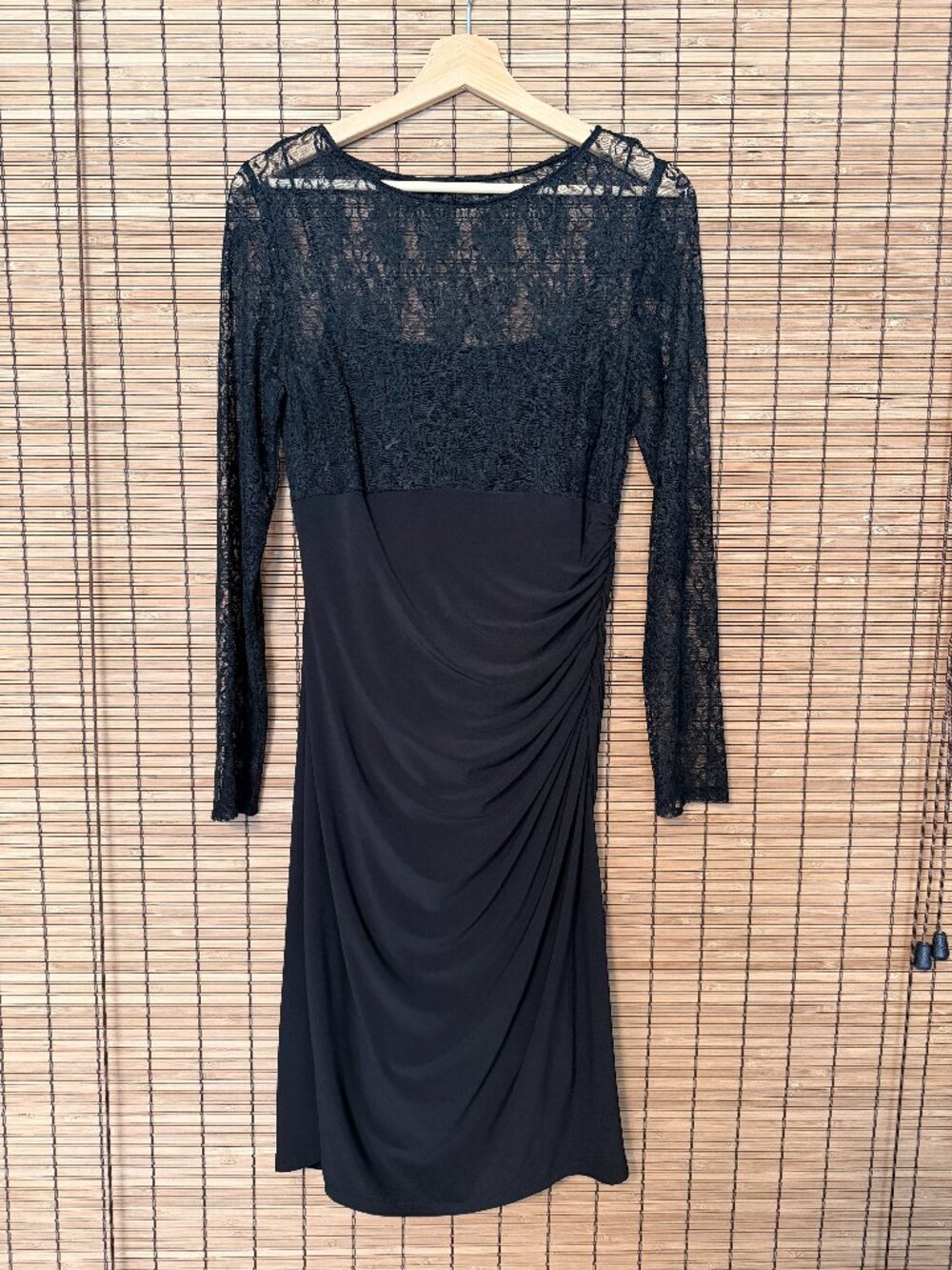 Chaps Little Black Dress | Women’s Medium | Lace Detail